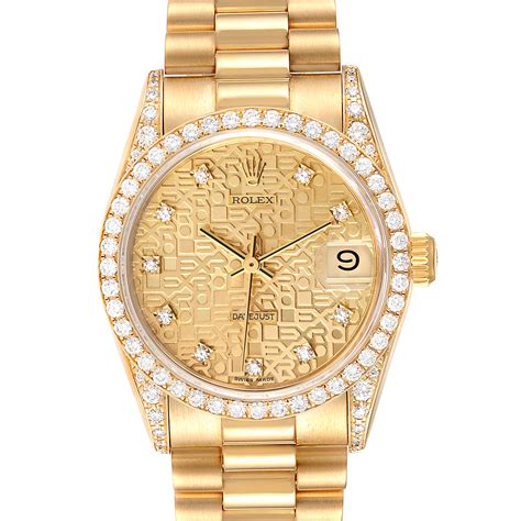 rolex president diamond end link|Rolex the president watch.